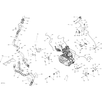 01- Engine And Engine Support - 570 EFI XMR