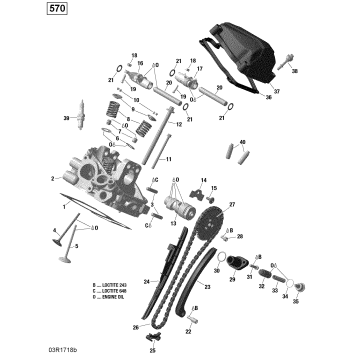 01- ROTAX - Cylinder Head, Rear