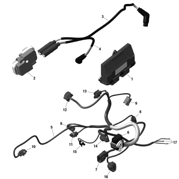 01- ROTAX - Engine Harness And Electronic Module