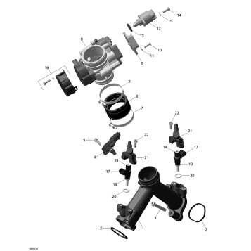 02- Air Intake Manifold And Throttle Body _18R1517