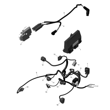 01- ROTAX - Engine Harness And Electronic Module