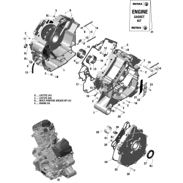 01- Crankcase - 1010R