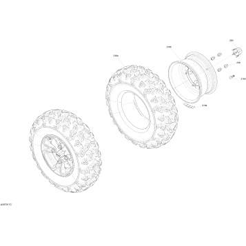 04- Drive - Front Section - Wheels - XT