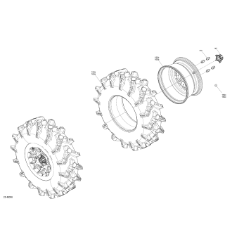 04- Drive - Rear Wheels - Width 64 inch