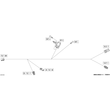 08- Electric - Tilt Control And Power Wiring Harness - 710008861