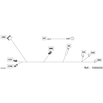 08- Electric - Winch Wiring Harness - 710006654