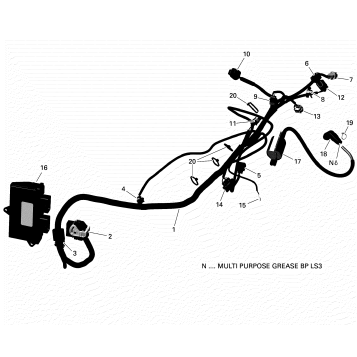 10- Engine Harness And Electronic Module