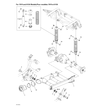08- Rear Suspension (for 7919 And 8135 Models)