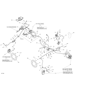 06- Brakes 6X6 - 450 EFI