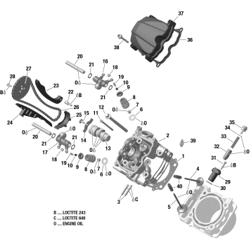 01- Cylinder Head, Front