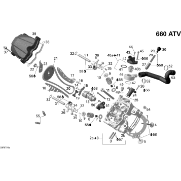 01- Cylinder Head, Front