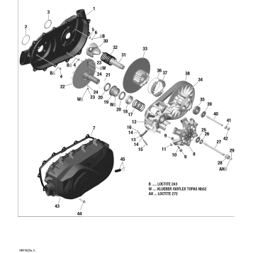 05- Transmission - 1000R EFI (Outlander Package XMR)