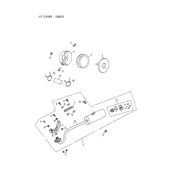 01- Air Cleaner, Exhaust (172a-15)