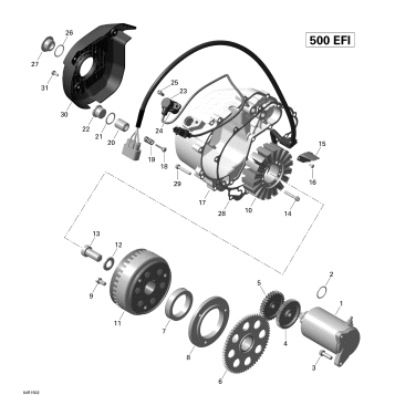 03- Magneto And Electric Starter Outlander_04R1502