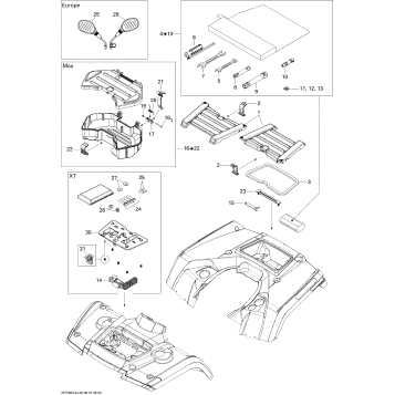 09- Front and Rear Trays XT