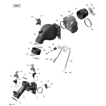02- Air Intake Manifold and Throttle Body - Turbo
