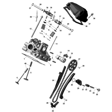 01- ROTAX - Rear Cylinder Head