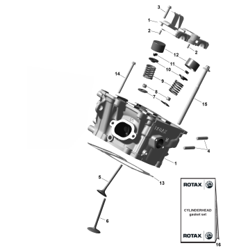 01- ROTAX - Cylinder Head