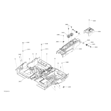 09- Cab Interior Maverick Sport MAX - Floor Section