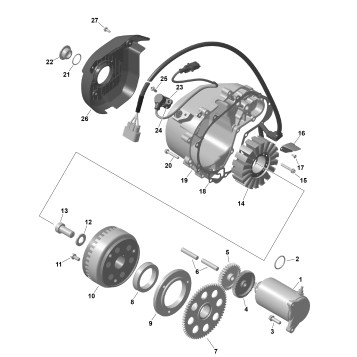 01- ROTAX - Magneto and Electric Starter