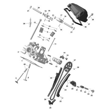 01- ROTAX - Rear Cylinder Head