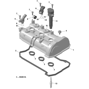 01- Valve Cover 900 HO