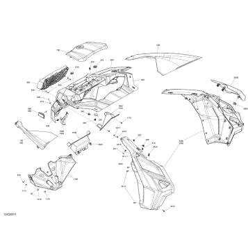 09- Body - Front Section - XRC - Orange