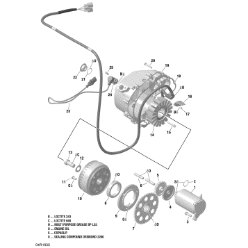 03- Magneto And Electric Starter - HD10