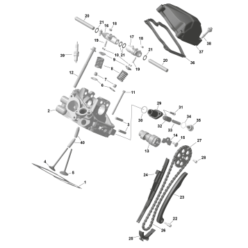 01- ROTAX - Rear Cylinder Head