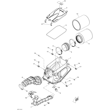 02- Air Intake Silencer
