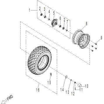 04- Drive - Front Wheel 70