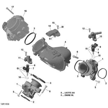 02- Air Intake Manifold And Throttle Body - HD8