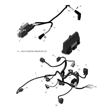 01- ROTAX - Engine Harness And Electronic Module