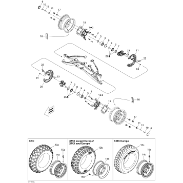 07- Drive System, Front Xmx Europe