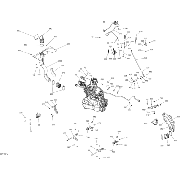 01- Engine And Engine Support - 450 EFI