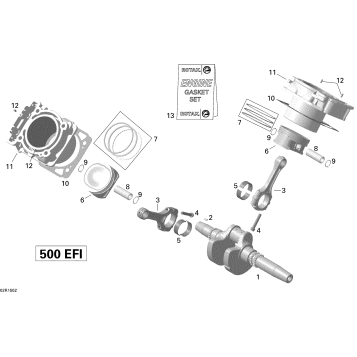 01- Crankshaft, Piston And Cylinder _02R1502