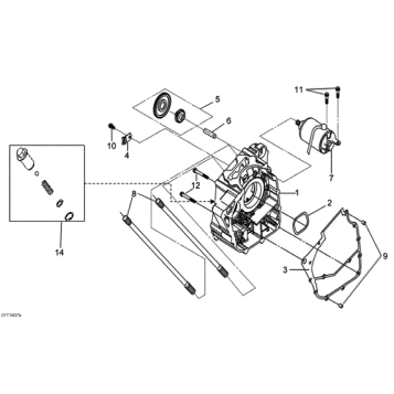01- Right Crankcase Half
