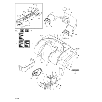 09- Body And Accessories, Rear View