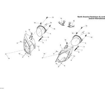 10- Headlights North America, International