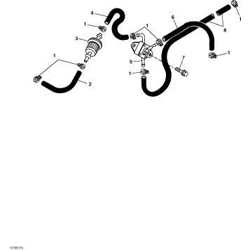 02- Fuel System, Fuel Line and Filter