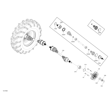 08- Rear Drive - 1000R EFI