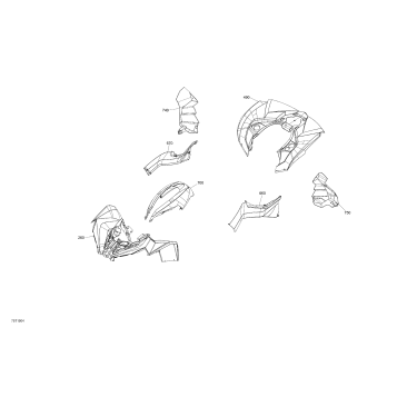 09- Fender And Central Panel Kit - Package XMR