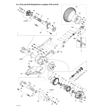05- Drive System, Rear (for 7919 And 8135 Models)