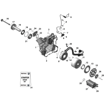 01- ROTAX - Magneto and Electric Starter