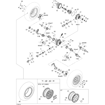 07- Drive System, Front XT