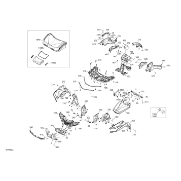 09- Body And Accessories 6X6 - 650 EFI - North america - Front