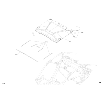 09- Body - Roof Section - Carbon Black