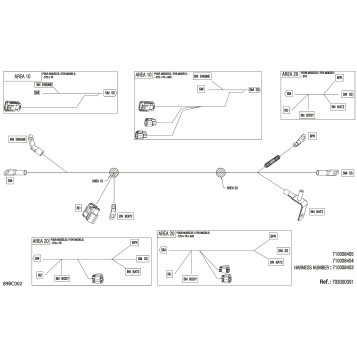 08- Electric - Voltage Regulator Wiring Harness - 710008403