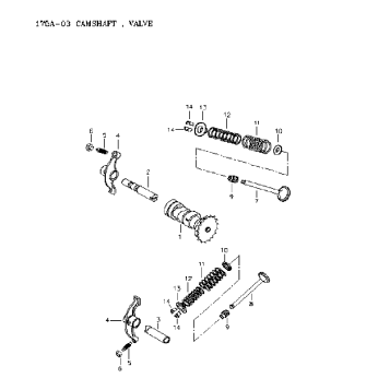 01- Camshaft, Valve