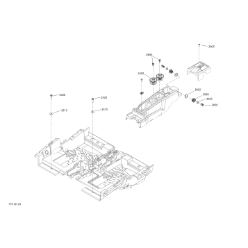 09- Cab Interior Maverick Sport MAX - North America - Floor Section
